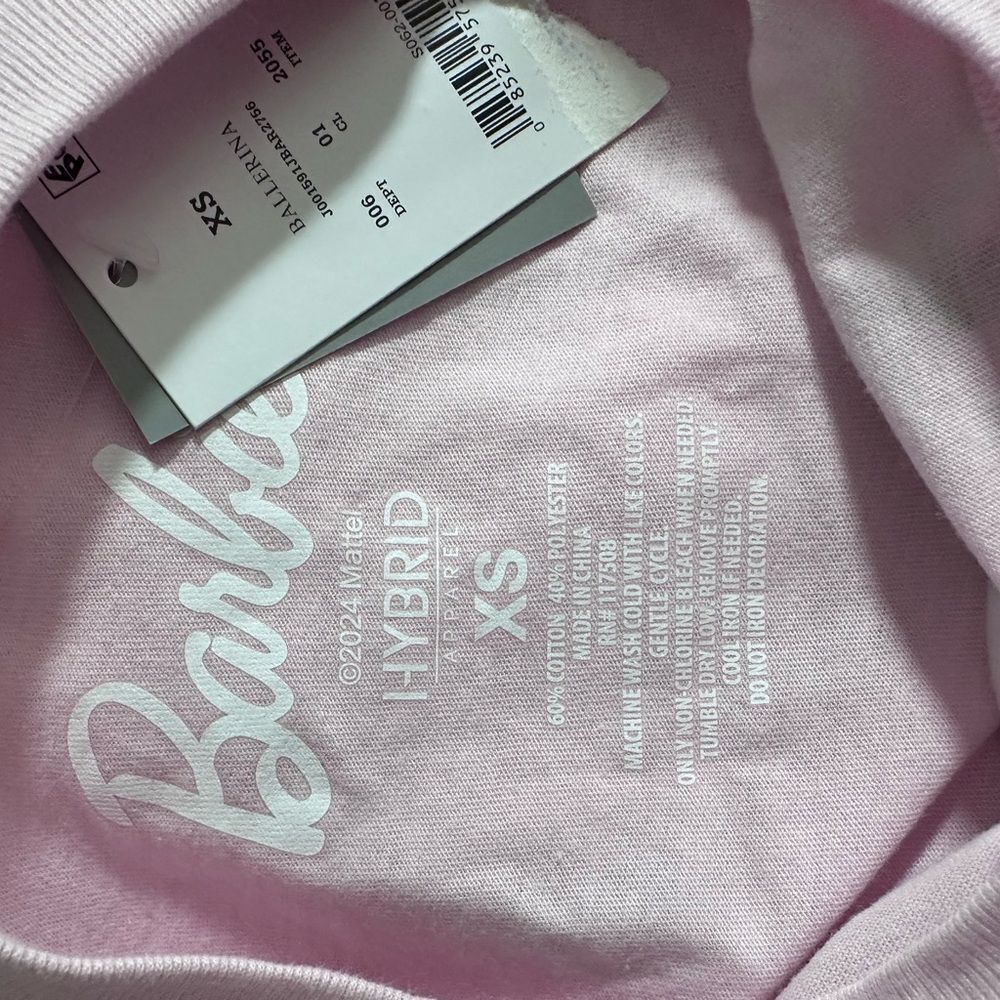 Pink Barbie Los Angeles Sports Club T-Shirt Size XS - Picture 3 of 4
